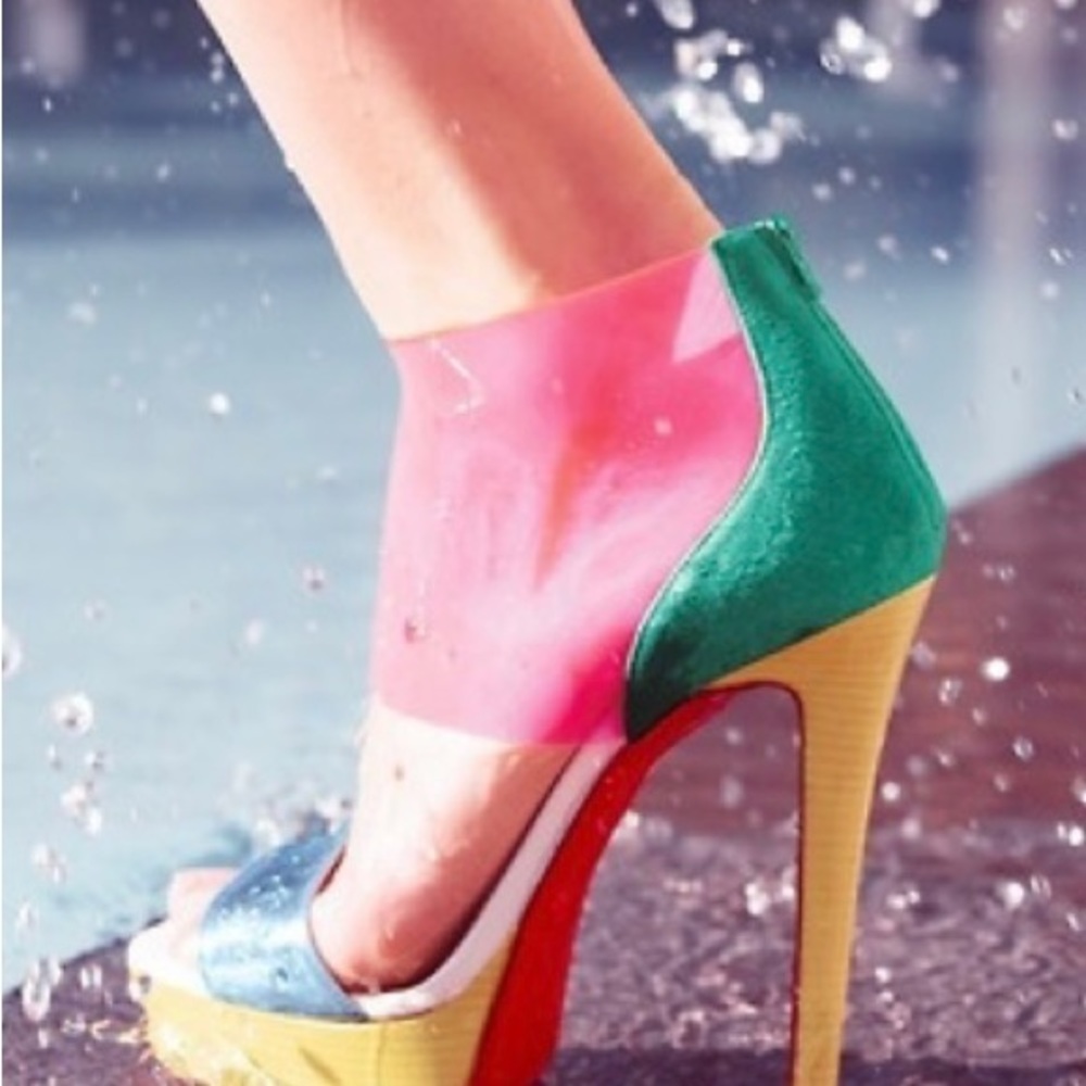 Christian Louboutin Dufoura Suede Platform - Picture 2 of 5